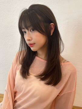 ユーフォリア 渋谷グランデ(Euphoria SHIBUYA GRANDE) チョコレートブラウン　顔まわりカット