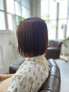 クッキー ヘアーアンドメイク(COOKIE Hair&Make) 【COOKIE】つやさらボブ×ストレート