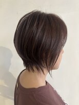 ムード マグ レーベル 南松本(MOOD Mag Label)&nbsp;大人可愛い艶カラーピンクベージュブラウンミニウルフレイヤー