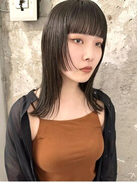シータ(sheta) 【表参道sheta中澤】フルバング黒髪に合わせカットイメチェン