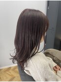 美髪カラー×ラズベリーピンク