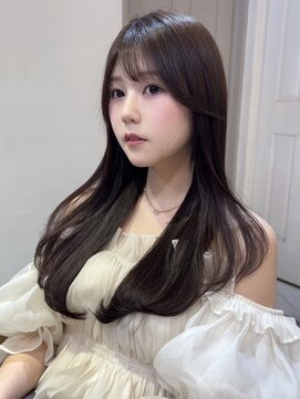 ロンドアベニール 北千住(Lond avenir) 韓国顔周り/バタフライカット/ミディアムレイヤーカット北千住