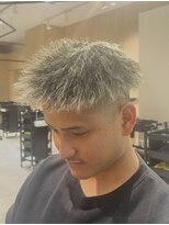 レボ 片町店(Revo)&nbsp;ジェットモヒカン×金メッシュ