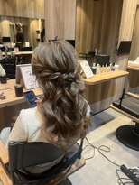 ソルビア ヘアセット(solvia)&nbsp;ハーフアップ