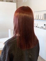 クララジャパン ナベシマ(CLALA JAPAN Nabeshima)&nbsp;縮毛矯正　質感ストレート　髪質改善カラー　顔まわり　ブリーチ