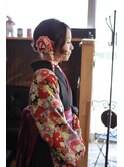 モダンな卒業式袴アレンジ☆