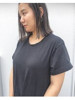 ノア ヘアデザイン 町田店(noa Hair Design)&nbsp;切りっぱなし×ナチュラルグレージュ