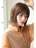 イルミナベージュカラー　ストレートボブ