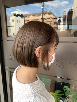 クリック 武蔵小杉(CLiC) ミルクティーベージュボブ