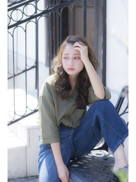 ミエルヘアーエスト 新宿店(mielhair est) ゆるふわグレージュ【新宿】