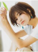 前下がりエアリーショート