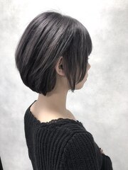 コンパクトボブ+イルミナカラー【髪質改善オージュアサロン】