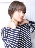 大人可愛い20代30代40代小顔 グレージュ E7