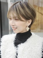 ロビー 表参道(ROBBY)&nbsp;シースルーバングショート／前髪あり／表参道／30代40代50代