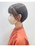 【松戸　石山】耳かけ丸みショートボブ