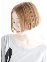 アーク(ARC+)&nbsp;大人かわいいミニボブ　ハイトーンカラー#20代、３０代