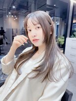 ファンナギンザ(FaNNa ginza) フェイスレイヤー/ブリーチなしカラー/グレージュ/シー