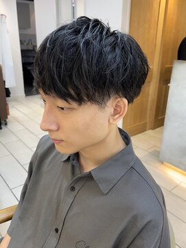 テトラ バイ ネオリーブ 横浜西口店(tetra by neolive) メンズカット 束感 マッシュ [横浜/横浜駅]