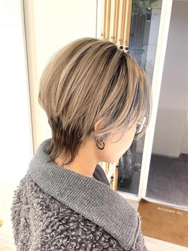 アルクバイネオリーブ 荻窪店(arc by neolive) ブロンドベージュ×インナーブルー