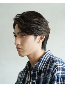 レタッチバイフィフス(RETOUCH by fifth) 韓国センターパートウルフカットカルマパーマニュアンスパーマ