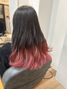 テーラヘアー 鎌取店(TELA HAIR) ピンクグラデーション