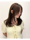 小顔レイヤーカット/ミディアムレイヤー/レイヤーロング