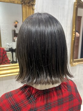 リビュー(re view) 《re view MIRU》外ハネボブ/ブルージュカラー