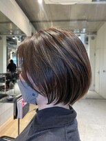 ヘア デザイン リスク(HAIR DESIGN RISK)&nbsp;【RISK 飛澤】可愛いボブスタイル　ショート　丸みシルエット