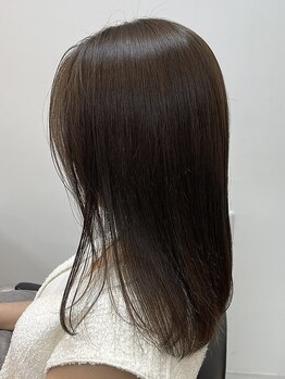 オフヘアショップ(OFF HAIRSHOP)の写真/【博多駅徒歩5分】話題の髪質改善は実力派スタイリストが揃う[OFF.HAIRSHOP]で♪TRとセットで持ちも◎