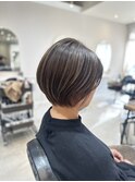 春のハイライト×ショートヘア