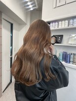 ペレ 渋谷(PELE)&nbsp;ホワイトグレージュ/デジタルパーマ/チェリーブラウン/渋谷