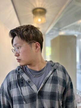 ソイクフ 四条大宮店(SOY-KUFU) 20代30代40代◎似合わせブルーブラック刈り上げセンターパート