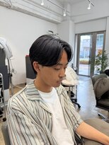アロー 船橋店(AROH)&nbsp;MEN’S HAIR/サーフカール/刈り上げセンターパート/船橋