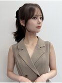 韓国風/レイヤーカット/顔周り/顔まわり/髪質改善/ベージュ