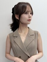 ハピネス 梅田茶屋町店(HAPPINESS)&nbsp;韓国風/レイヤーカット/顔周り/顔まわり/髪質改善/ベージュ