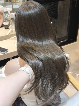 ザックジングウ 表参道(ZACC JINGU) オリーブグレージュ/縮毛矯正