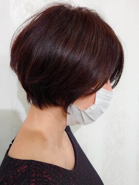 ナチュラルカールショートヘア/fox.hair