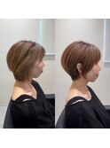 30代40代向け骨格補正くびれショート