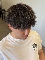 エルマーク 四条烏丸(L-MARK) ツイストスパイラル/スパイラルパーマ/メンズ/マッシュ/眉毛