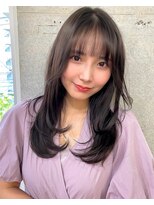 レイラバイアフロート 吉祥寺(Lila by afloat)&nbsp;レイヤーカット／顔まわり／ミディアムレイヤー/ハッシュカット