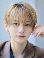 オーシャントーキョー サニー 原宿(OCEAN TOKYO Sunny)&nbsp;ハイトーンカラーフェザーパーマニュアンスパーマセンターパート