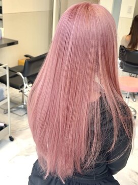 シェイト 天神(ciate) ダブルカラー/ブリーチ/レイヤーカット/ホワイトピンク