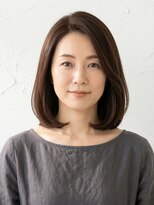 と和×美髪クリニック 巣鴨店&nbsp;40代◎白髪・細毛カバー乾かすだけで整う大人の上品ワンレンボブ