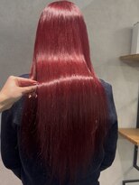 エル オオサカ 心斎橋店(L. OSAKA)&nbsp;ワインレッド/羽エクステ
