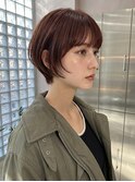ショートカットボブショートヘアハンサムショートミニウルフボブ