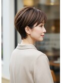 表参道駅・ハイライト・白髪ぼかし・白髪染め・ショート・ボブ