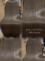 AMATELAS S 新宿/髪質改善/縮毛矯正/カラー/レイヤーカット【8/31 NEWOPEN（予定）】&nbsp;人気No.1オリーブブラウン／新宿
