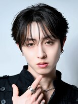リップス 表参道店(LIPPS) メンズ韓国ヘアショートシースルーバング毛流れパーマ