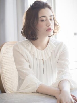 スリーバイキープ 尾山台(THREE by KEEP) 【THREEbyKEEP尾山台、木田】髪質改善ウェーブミディアムボブ