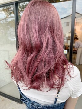 ユナイテッドビューティー 金沢(UNITED BEAUTY) 2ブリーチピンクカラー